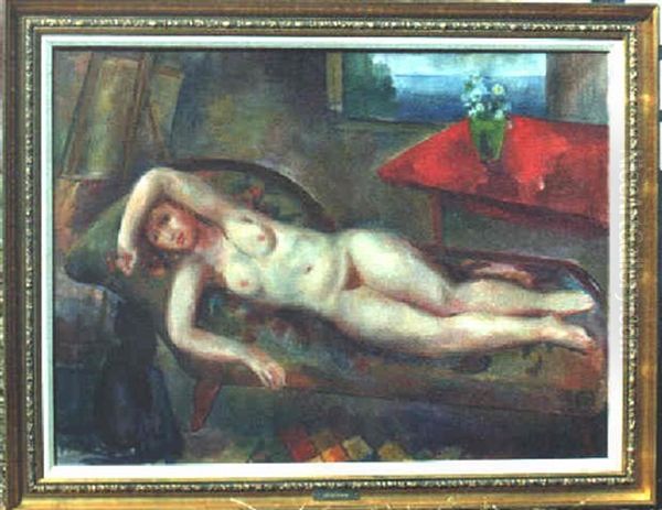 Reclining Nude by Bernard Karfiol