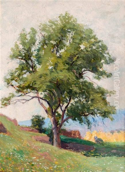 Sommertag Oil Painting by Anton Hans Karlinsky