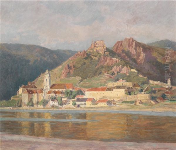 Blick Auf Durnstein Oil Painting by Anton Hans Karlinsky