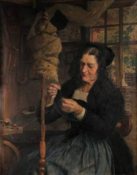 Kratigen Oil Painting by Auguste Baud-Bovy