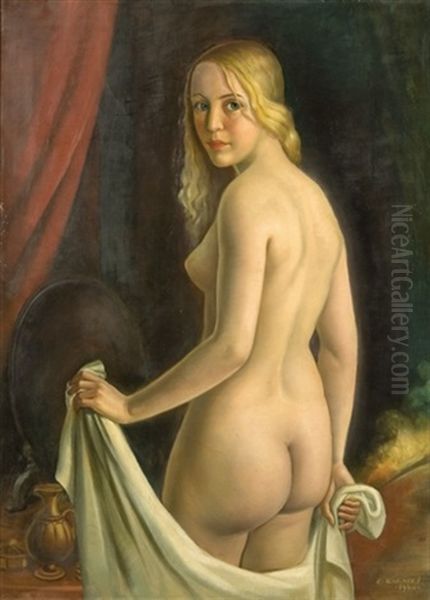 Nude Oil Painting by Edward Karniej