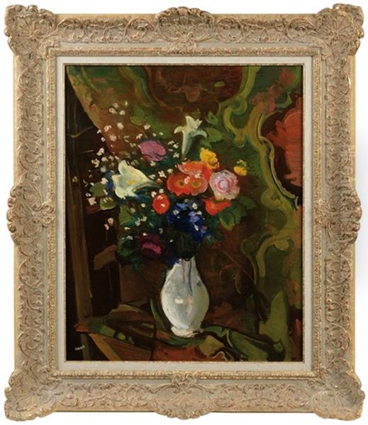 Bouquet Oil Painting by Georges (Karpeles) Kars