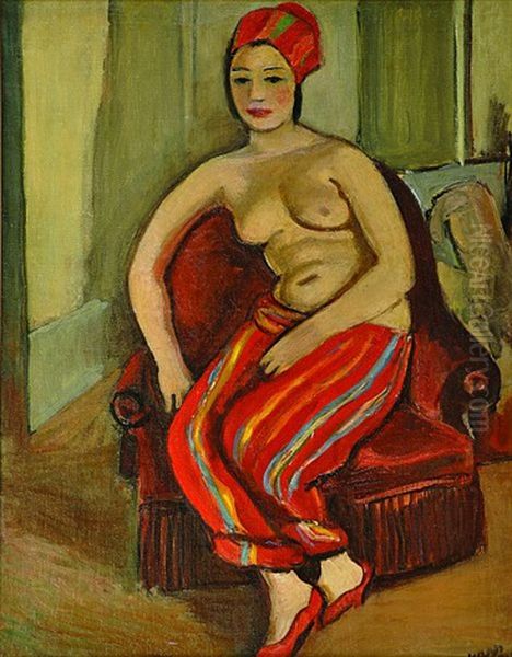 Odalisque Oil Painting by Georges (Karpeles) Kars