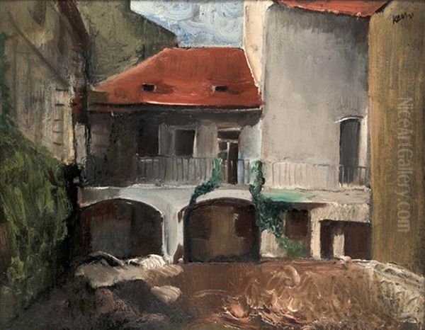 Ancien Maison A Oragne Oil Painting by Georges (Karpeles) Kars