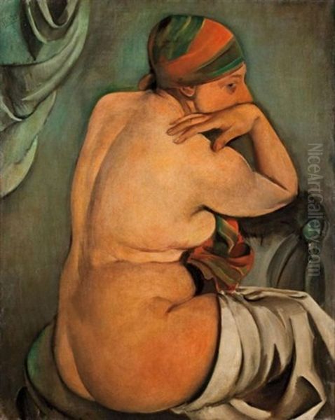 Femme Nue Ii Oil Painting by Georges (Karpeles) Kars