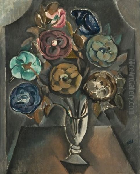 Nature Morte Ou Bouquet De Fleurs Oil Painting by Georges (Karpeles) Kars