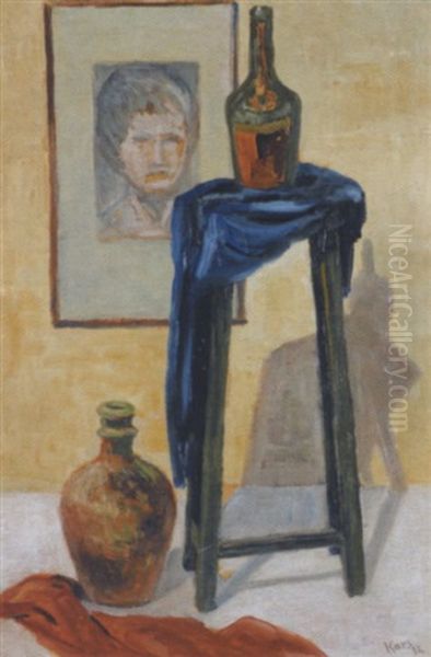 Nature Morte A L'atelier Oil Painting by Georges (Karpeles) Kars