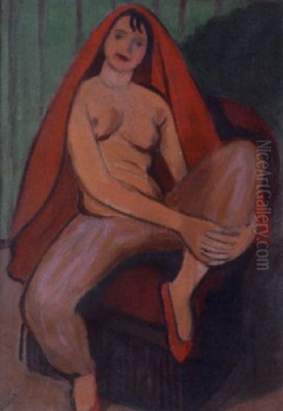 Odalisque Oil Painting by Georges (Karpeles) Kars