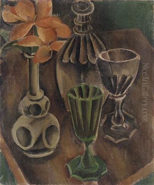 Nature Morte Oil Painting by Georges (Karpeles) Kars