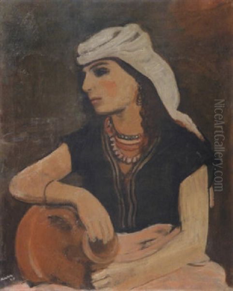 Jeune Femme Orientale Oil Painting by Georges (Karpeles) Kars