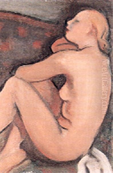 Femme Nue Oil Painting by Georges (Karpeles) Kars