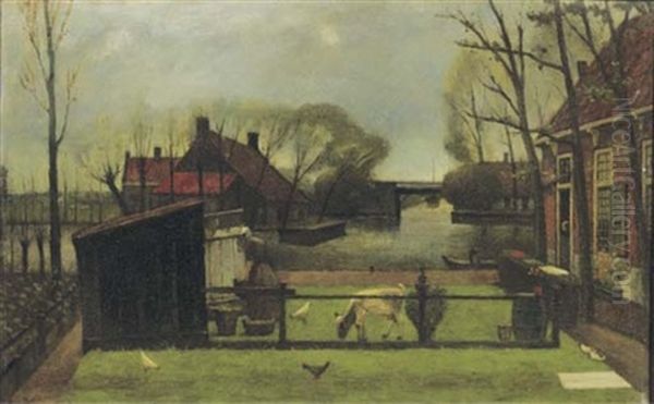 In Het Vroege Voorjaar - Early Spring Oil Painting by Eduard Karsen