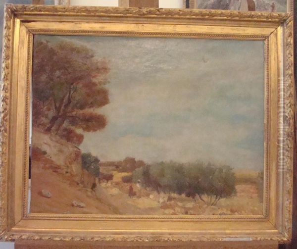 Paysage Du Midi Oil Painting by Baudin