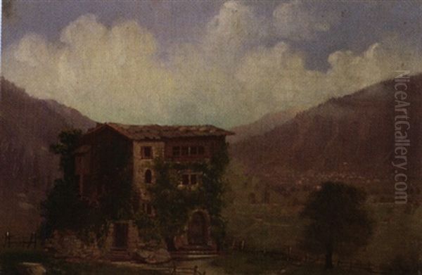 Der Edlen Von Schweinsberg In Attinghausen Oil Painting by Caspar Joseph Kaslin