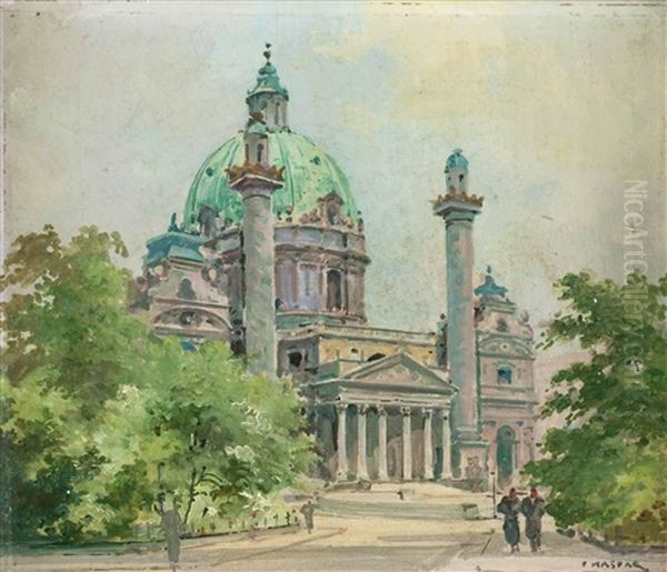 Wien Karlskirche by Paul Kaspar