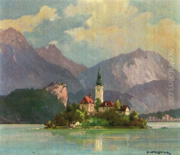 Blick Auf Bled In Slowenien by Paul Kaspar