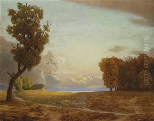 Aufsteigende Wolken Oil Painting by Eduard Kasparides