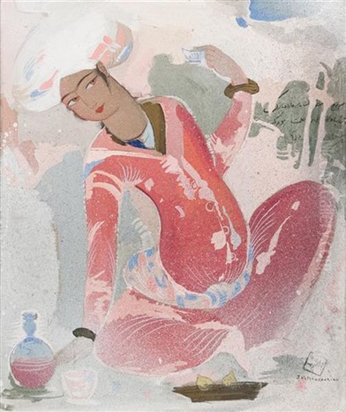 Genie, C. 1932 Oil Painting by Sarkis Katchadourian