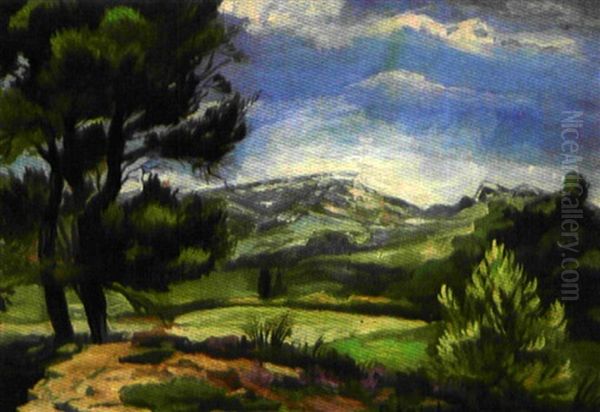 Paysage Vallonne Oil Painting by Sarkis Katchadourian