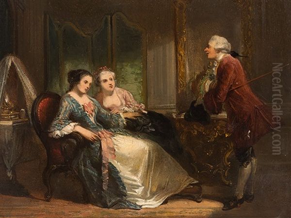 The Bride Request Oil Painting by Herman Frederik Carel ten Kate