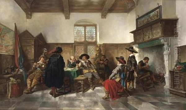 The Interrogation Oil Painting by Herman Frederik Carel ten Kate