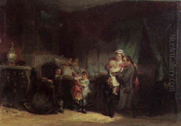 The Homecoming Oil Painting by Herman Frederik Carel ten Kate