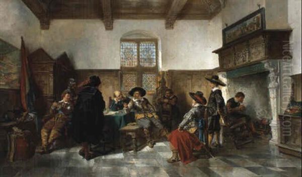 The Interrogation Oil Painting by Herman Frederik Carel ten Kate