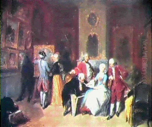 The Picture Gallery Oil Painting by Herman Frederik Carel ten Kate