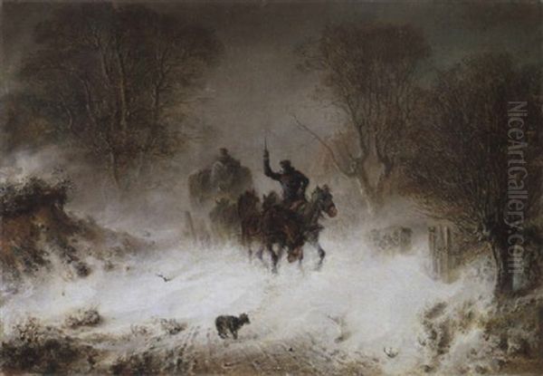 Der Vorspann Oil Painting by Hermann Kauffmann the Elder