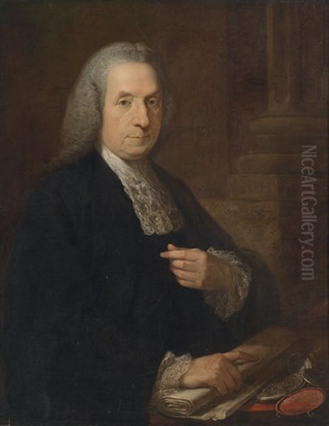 Bildnis Des Irischen Juristen Und Politikers Philip Tisdall Sl (1703-1777) Oil Painting by Angelika Kauffmann