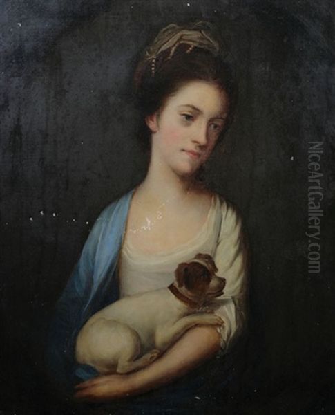 Lady Henrietta Daly Nee Maxwell Oil Painting by Angelika Kauffmann