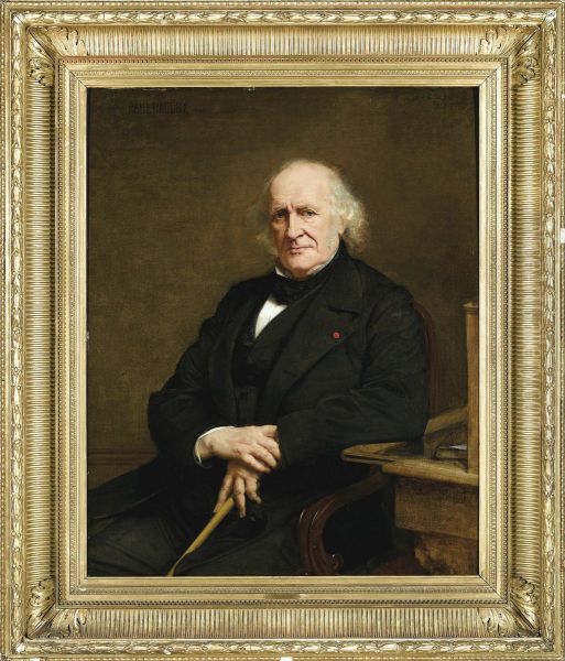 Portrait De Fortune De Verges (1794 - 1864) Oil Painting by Baudry Paul