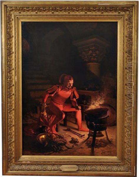 Le Philtre Infernal Oil Painting by Felix Aug. Bauer