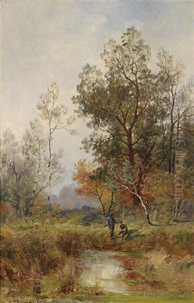 Herbst, Aus Der Umgebung Von Paris by Adolf Kaufmann