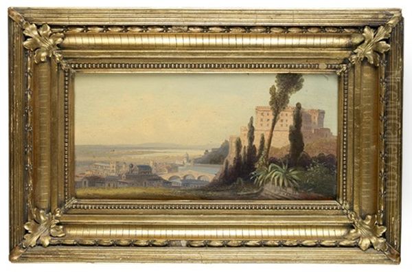 Ansicht Aus Verona Oil Painting by Adolf Kaufmann