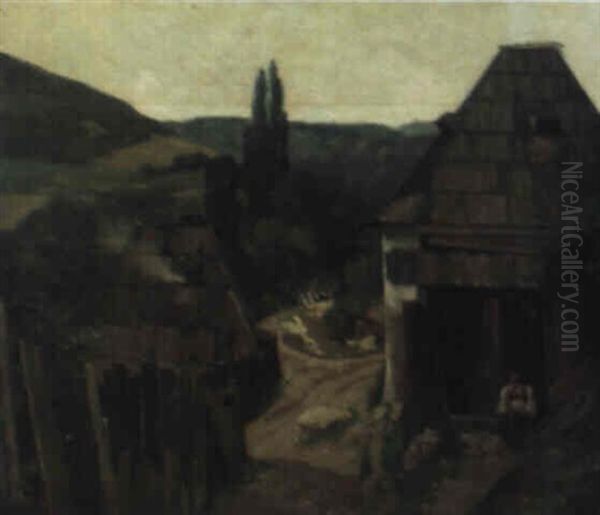 Motiv Aus Jajce Oil Painting by Adolf Kaufmann