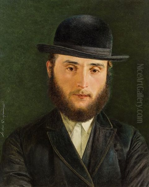 Der Talmudschuler Oil Painting by Isidor Kaufmann