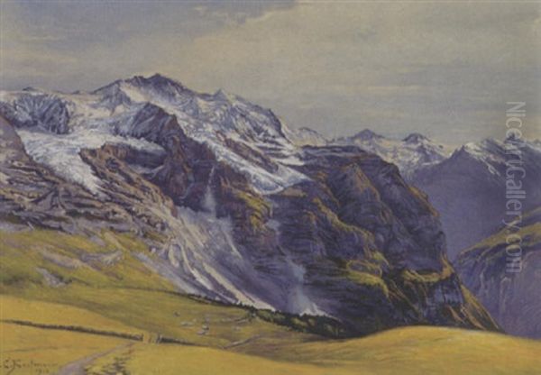 Barglandschaft Oil Painting by Joseph Klemens Kaufmann