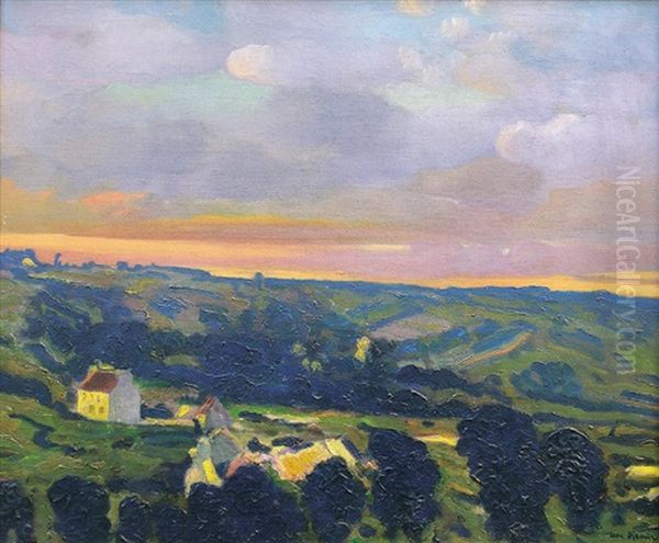 Vue De Bretagne Oil Painting by Leon Kamir Kaufmann