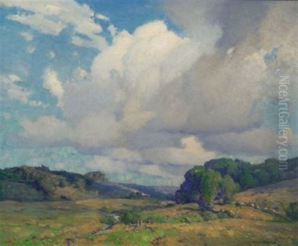 Clouds Oil Painting by William Jurian Kaula