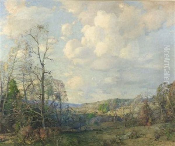 Afternoon In Mason Oil Painting by William Jurian Kaula