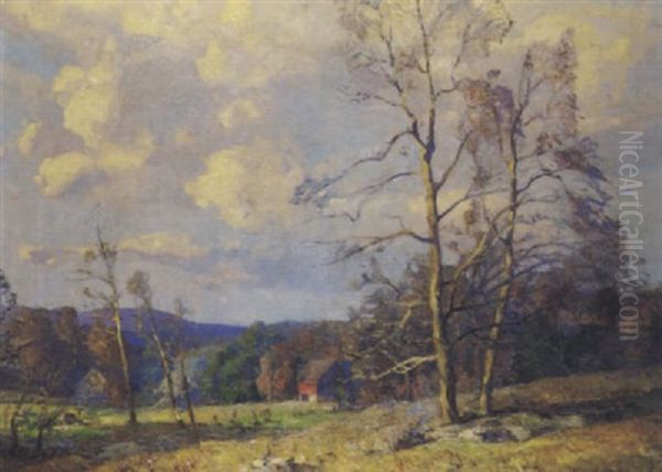 October Afternoon Oil Painting by William Jurian Kaula