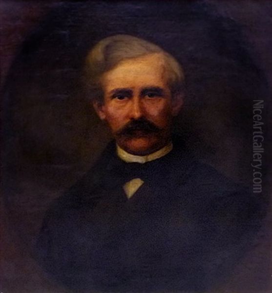 Portrait Des Schwiegervaters Des Kunstlers Oil Painting by Friedrich Kaulbach