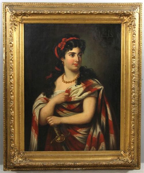 The Jewess Oil Painting by Friedrich August von Kaulbach