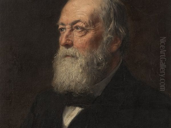 Alphons Durr Oil Painting by Friedrich August von Kaulbach