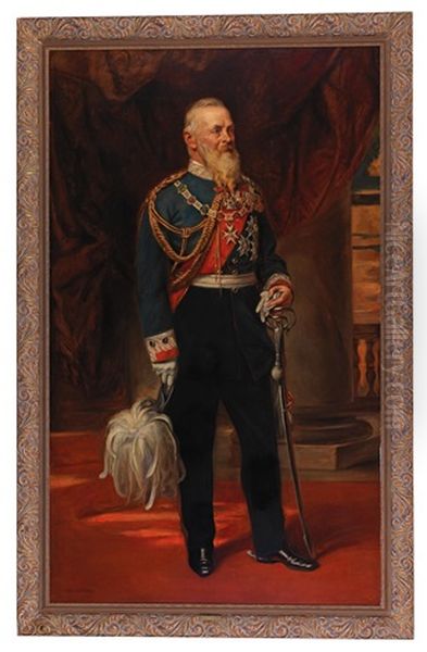 Prinzregent Luitpold Von Bayern Oil Painting by Friedrich August von Kaulbach