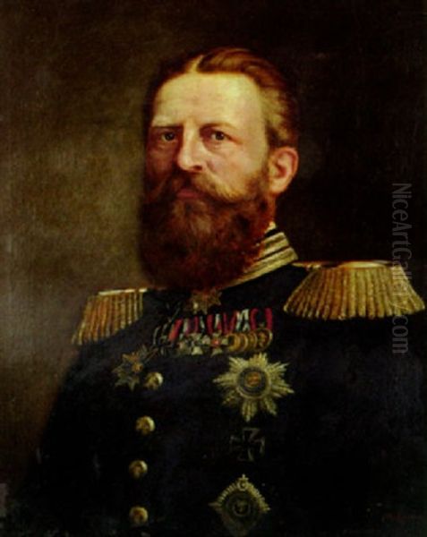 The Crown Prince Oil Painting by Friedrich August von Kaulbach