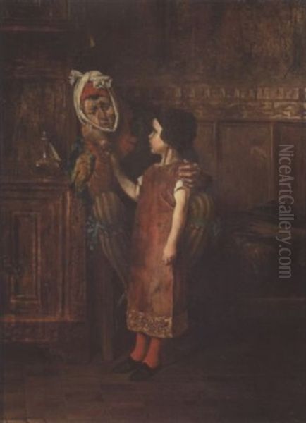 Das Narren Zahnweh Oil Painting by Hermann Kaulbach