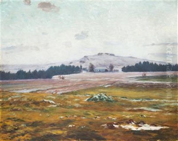 Sugar Mood (predni Hradiste Near Vitanov) Oil Painting by Frantisek Kavan