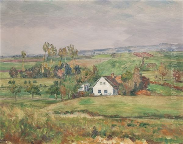 V Libunci Oil Painting by Frantisek Kavan